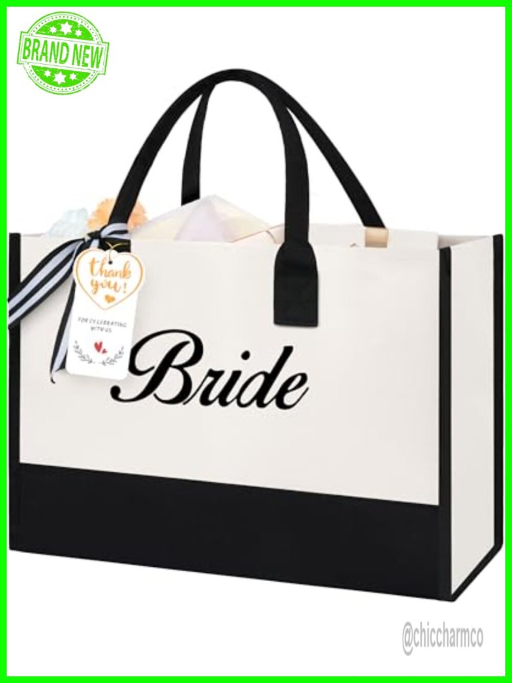 Initial Tote Bag Jute Canvas Personalized Monogrammed Beach Travel